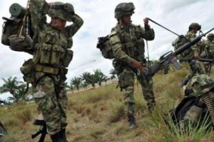 Uniformados del Ejercito Nacional