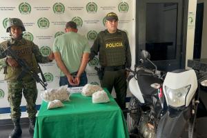 Caen 5.3 kilos de cocaína en Yondó: Capturan a "Leonel", reconocido traficante. Rentas por día de $15 millones 