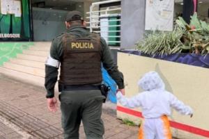 Rescatado niño de 5 años en estado de abandono en Medellín