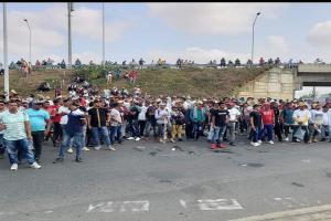 Con tres puntos de concentración en Antioquia avanza protesta minera. En cinco departamentos del país también se está desarrollando la movilización