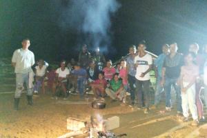 Familias afectas por el volcán Los Aburridos en Antioquia 