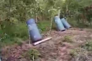 Ejército destruyó seis explosivos tipo cilindro que serían del ELN en Segovia