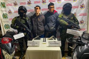 Capturaron en Don Matías a dos peligrosos fugitivos señalados de múltiples asesinatos en Antioquia