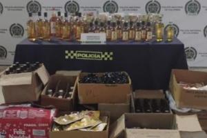 Capturan a sujeto con 64 litros de licor adulterado en Bello 