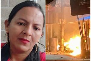 Turba enardecida incendió estación de policía de Nechí tras feminicidio con arma blanca