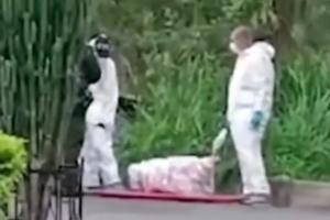Mujer hallada en un contenedor en Medellín 