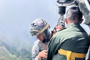 Organismos de socorro tras emergencia aérea en Antioquia 