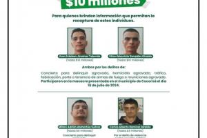 Dos fugitivos señalados de perpetrar masacre en Cocorná siguen libres: Ofrecen $10 millones por su paradero  