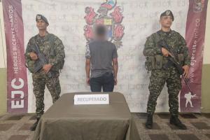 Rescataron a un menor de edad que habría sido reclutado por el Clan del Golfo en Tarazá 