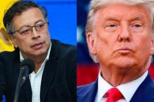 Presidente de Colombia Gustavo Petro y Presidente de Estados Unidos Donald Trump