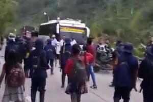 Actos violentos - vía Chocó - 2025