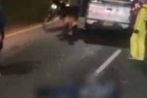 Motociclista fallece tras colisión con un caballo en la autopista Medellín-Bogotá 