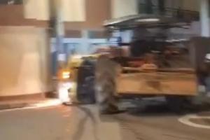 Caos en Santa Rosa de Osos: Tractor descontrolado intentó embestir a personas y vehículos 
