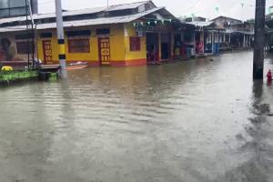 Más de 8 mil personas se encuentran afectadas en el municipio de Vigía del Fuerte por el impacto de la actual temporada de lluvias.  