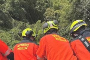 Motociclista perdió la vida al caer a un abismo en San Sebastián de Palmitas, Medellín
