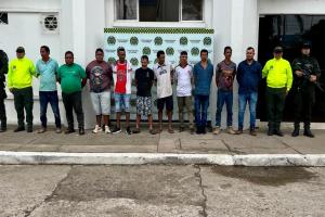 Autoridades del municipio de Yondó capturaron a 10 personas que se dedicaban al hurto de infraestructura que pertenece a Ecopetrol
