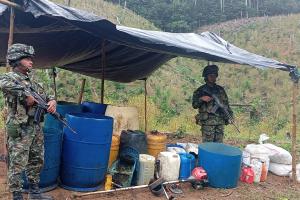 Destruyen seis laboratorios de cocaína que generaban $600 millones mensuales en Antioquia y Córdoba 