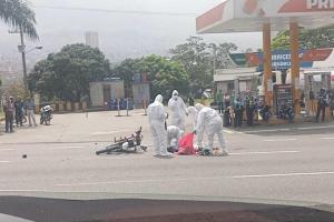 Fatal choque entre volqueta y moto en la Autopista Norte dejó un muerto 