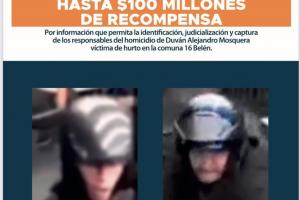 Recompensa de hasta $100 millones por fleteros  que dieron muerte a un hombre 