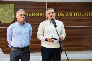 “Ojalá que no tengamos que esperar un mes de más crecimiento del poder criminal”: gobernador de Antioquia