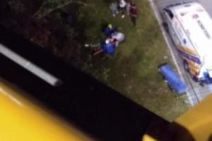 Tragedia en vía Medellín-San Jerónimo: Motociclista murió tras colisión con un barandal  y la pasajera cayó 19 metros