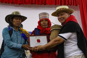 Restituyen 3.335 hectáreas de tierras a 90 familias del resguardo Jaidukamá en Ituango, Antioquia