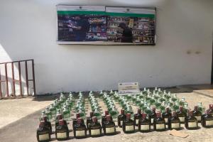Aprehensión de licor adulterado