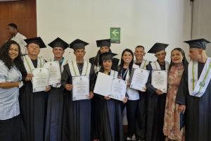 Graduación de exhabitantes de calle 
