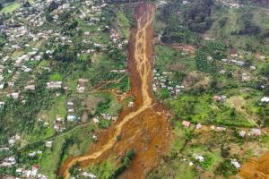Deslizamiento de tierra en la vereda Granizal de Bello