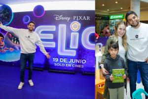 Faber Burgos en el estreno de Elio