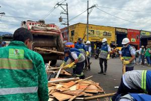 Alcaldía de Medellín intervino el sector de Barrio Triste