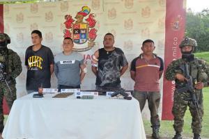 Operaciones contra el Clan del Golfo dejan cuatro detenidos en Támesis, Antioquia