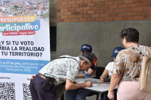 Votación presupuesto participativo Itagüí