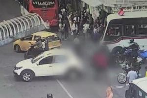 Capturan a conductor que atacó con arma blanca a otro en vía pública de Medellín 