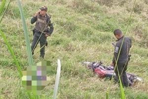 Motociclista muere tras salirse de la vía en zona rural de Amagá 