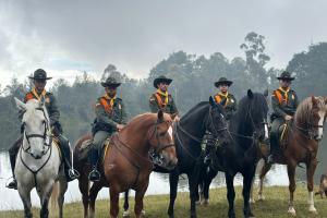 Carabineros intensifican vigilancia en Parque Arví para proteger a visitantes