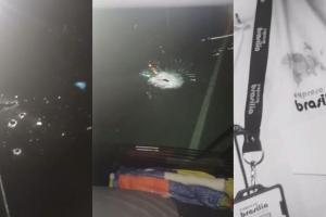 Ataque a un bus en la vía a la Costa 