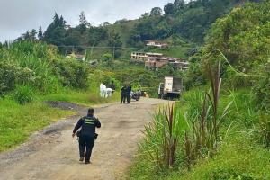 Homicidio en el corregimiento de Palmitas de Medellín 