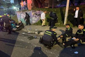 Accidente de tránsito caravana de precandidato presidencial 