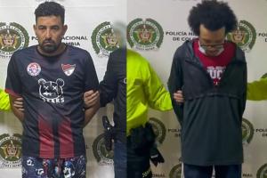 Juan Camilo Muñoz Gaviria, alias 'Teta' o 'Teté', y Juan David Echavarría Zapata, alias 'Chuky'