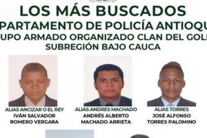 Buscados - Clan del Golfo - Ant 2025