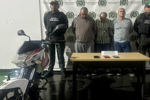 Capturados en Bello por extorsión
