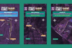 Cierres viales por Feria de las Flores en Medellín
