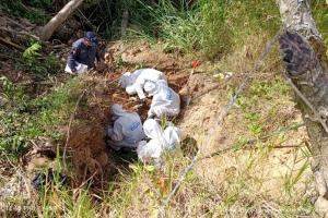 Exhumados cuerpos en Santa Bárbara, Antioquia