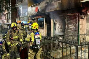 Una persona muerta dejó incendio de una vivienda en Medellín