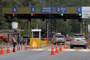 Peaje de Amagá, en Antioquia 