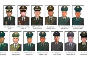 Uniformados de la Policía asesinados en Amalfi, Antioquia 