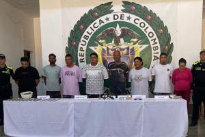 Capturan en Puerto Berrío a alias "Morocho" y a otros siete miembros de la banda "Los Morros", principal expendedora de drogas del municipio