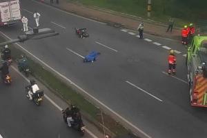 Accidente de tránsito en Medellín 