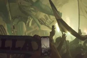 Hinchada de nacional en Brasil 